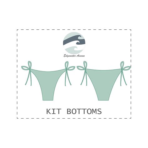 DIY Reversible String Tie Kit Bikini Bottoms PDF Sewing Etsy