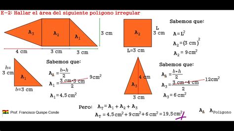 Conoce C Mo Calcular El Rea De Un Pol Gono Irregular F Cilmente