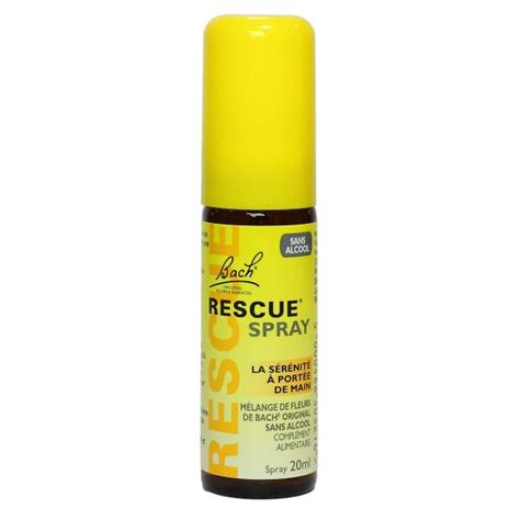 Rescue Original Spray Sans Alcool Ml Est Un Compl Ment Fleurs De Bach