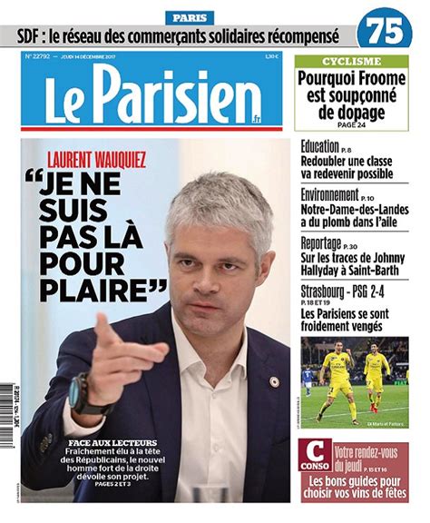 Le Parisien Du Jeudi 14 Décembre 2017 Télécharger Des Magazines