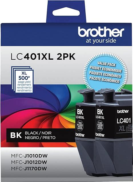 Brother Genuine Lc Xl Pk High Yield Pack Black Ink Cartridges