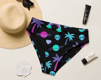 High Waisted Bikini Etsy