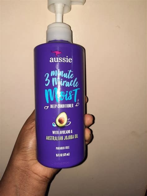 Aussie 3 Minute Miracle Moist Deep Conditioner With Avocado And Australian Jojoba Oil 475 Ml