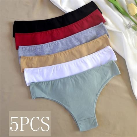 Pcs Set Cotton Panties For Women Sexy Lingerie Low Waist Briefs Seamless Underwear Female
