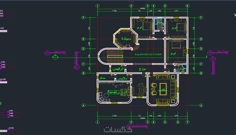 رسم وتصميم المخططات المعمارية على برنامج Autocad 2d خمسات