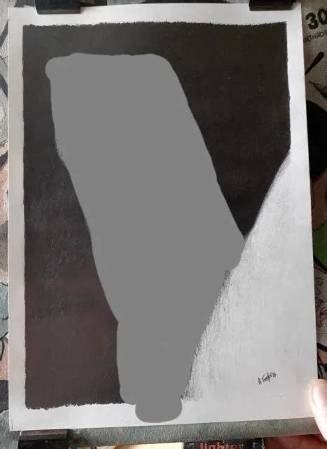 Original Art Pencil Drawing Erotic Male Nude Close Up Not A Print