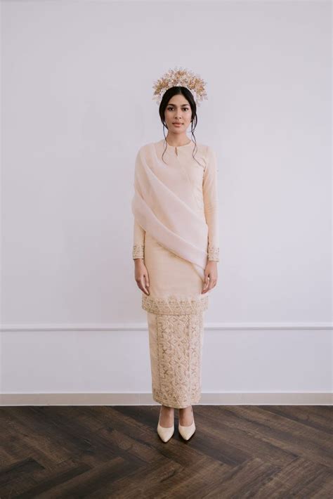 Kurung Songket Nikah Nude Artofit
