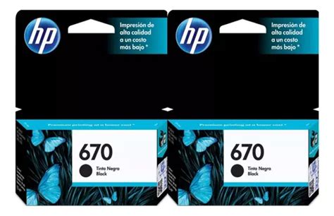 Cartuchos De Tinta Hp Negro Pack X Unidades Originales