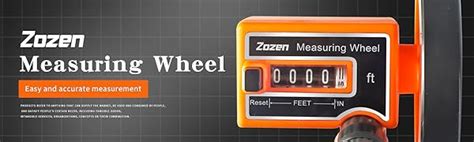 Zozen Measuring Wheel With 20pc Marking Flags Distance Measuring