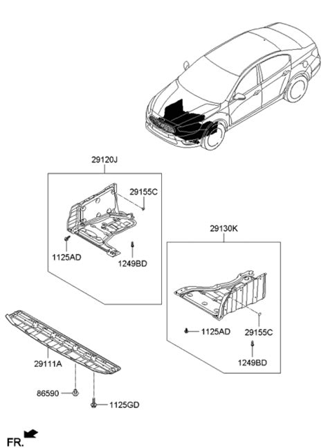 R Genuine Kia Panel Side Cover Rh