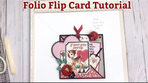 Folio Flip Card Tutorial Youtube Card Tutorial Flip Cards Cards