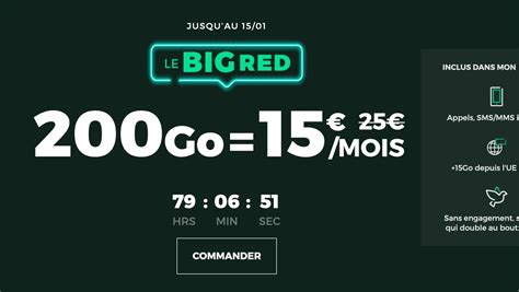 Bon Plan Un Forfait Go Mensuels Pour Mois Chez Red By Sfr