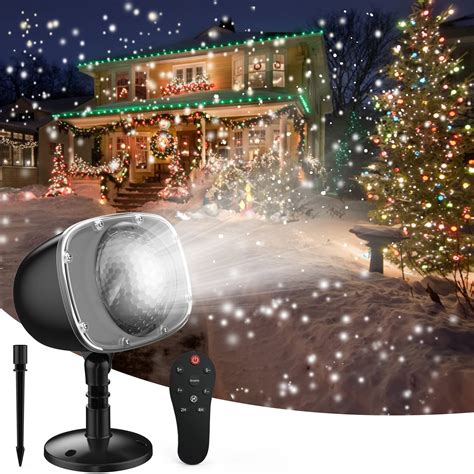 Snow Falling Christmas Lights