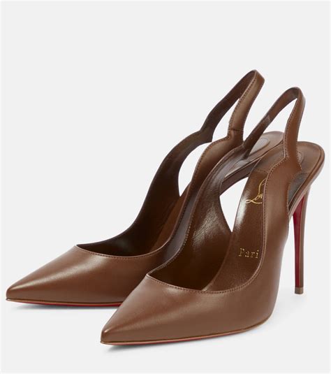 Christian Louboutin Nudes Hot Chick Leather Pumps Christian Louboutin