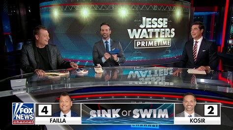 Jimmy Competes In Sink Or Swim On Jesse Watters Primetime Fox