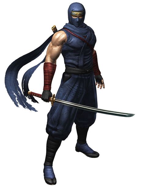 Ryu Traditional Dark Blue Characters Art Ninja Gaiden 3 Razor S