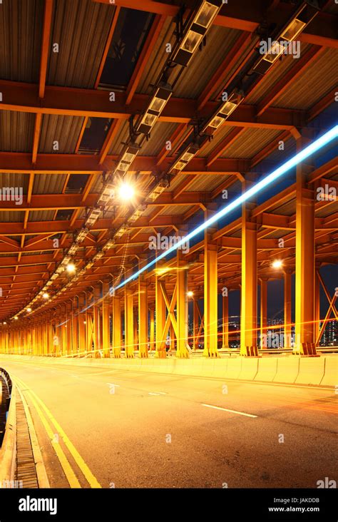 Tunnel with car light Stock Photo - Alamy