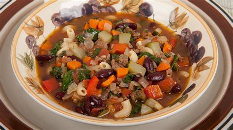 Homemade Meat Minestrone Soup