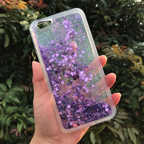 For Oppo F S Liquid Case Lovely Heart Glitter Dynamic Water Quicksand