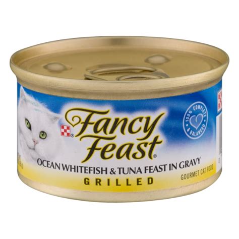 Save On Fancy Feast Wet Cat Food Grilled Ocean Whitefish And Tuna Feast