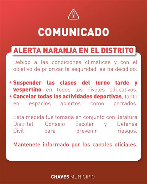 Chaves: medidas preventivas ante alerta naranja por condiciones