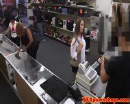 Facialed Pawnshop Milf Fingered On Desk