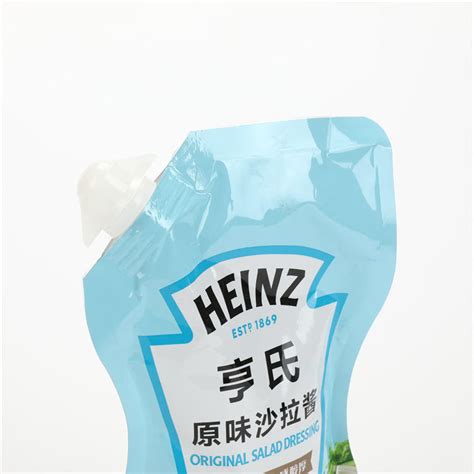 Chili Sauce Packaging Tomato Ketchup Squeeze Pouch Hot Filling Aluminum Foil Juice Bag Spout