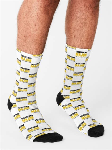 Engineering Major Socks For Sale By Visualsplendors Redbubble