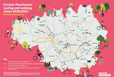 Greater Manchester to create 24 miles of cycling and walking