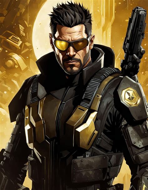 Adam Jensen From Deus Ex Human Revolution As An Apex Legends Character