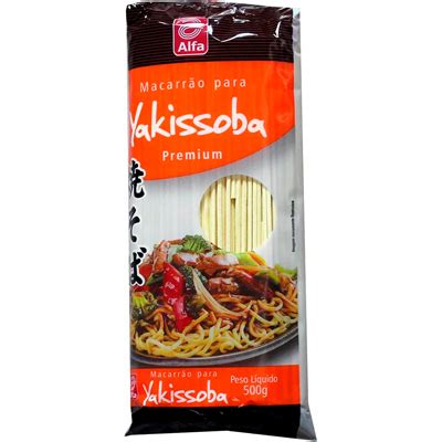 MACARRAO ALFA PARA YAKISSOBA PCTE 500G PC Monte Carlo Alimentos