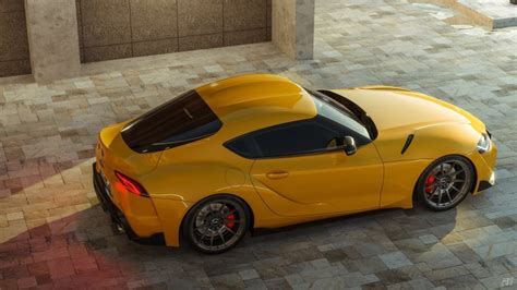 yellow cars vehicle toyota toyota supra  supra p car hd