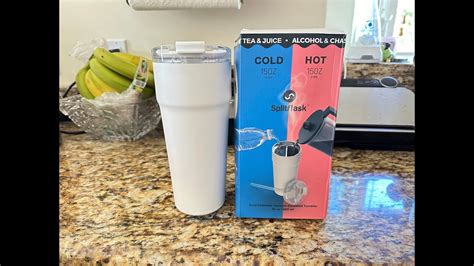 Splitflask In Hot Cold Vacuum Insulated Tumbler Oz Review Youtube
