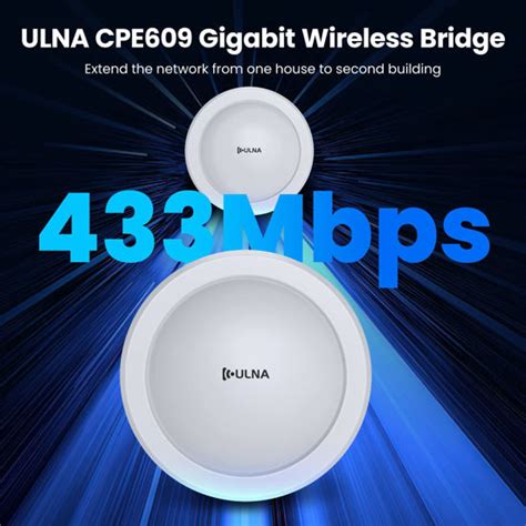 GetUSCart Wireless Bridge Gigabit 1Gbps Point To Point WiFi Bridge