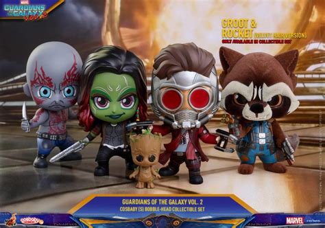 Guardians Of The Galaxy Vol Cosbaby Bobble Heads By Hot Toys Actionfiguresdaily