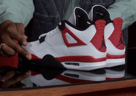 The Air Jordan 4 Red Cement Releases September 9 - Sneaker News