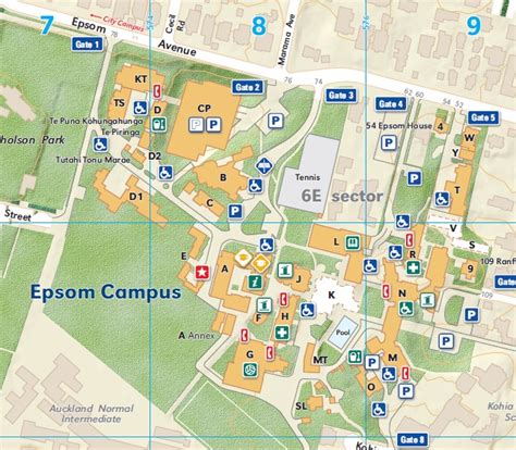 University Of Auckland Campus Map