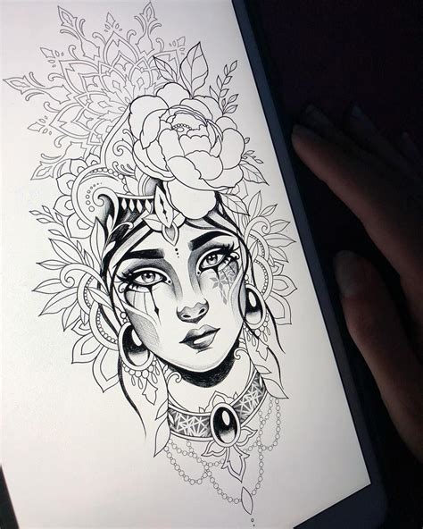 На данном изображении может находиться: рисунок | Sketch tattoo design ...