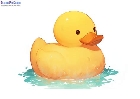 Desenho De Patinho Para Imprimir
