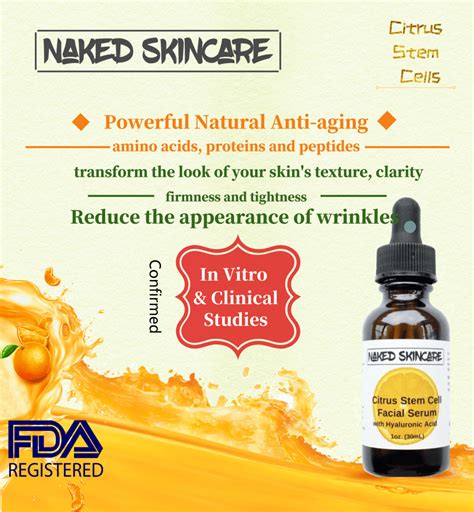 Free After Amazon Reviews Naked Skincare Product Set Hyaluronic Acid Cream Stem Cell Serum