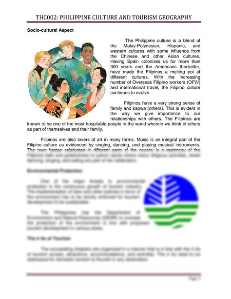 Solution Chapter Philippine Tourism Geography And Culture Studypool