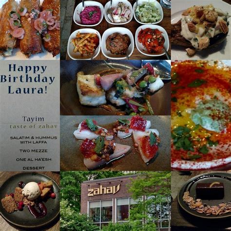 Menu at Zahav restaurant, Philadelphia