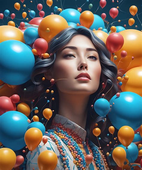 Ai Gegenereerd Vrouw Ballonnen Gratis Afbeelding Op Pixabay Pixabay