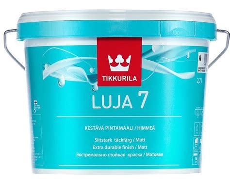 Tikkurila LUJA 7 Matt - farba akrylowa z środkiem grzybobójczym - 9 L ...