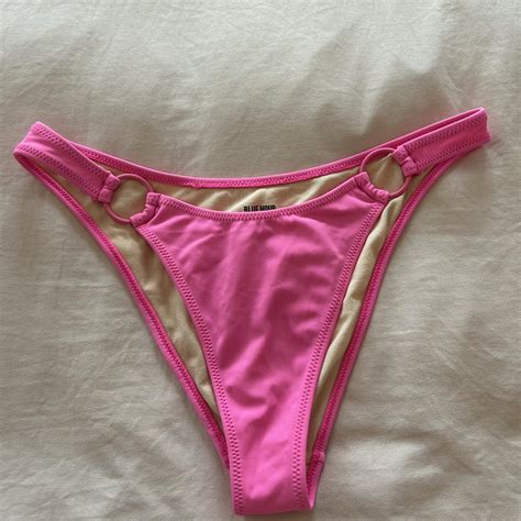 Pacsun Bright Pink Cheeky Bikini Bottoms Ring Depop