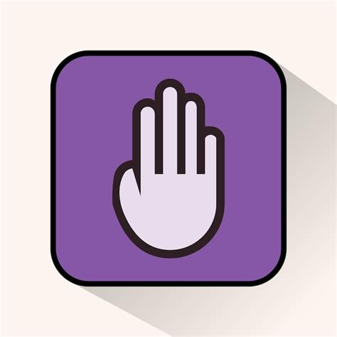 Premium Vector Hand Sign