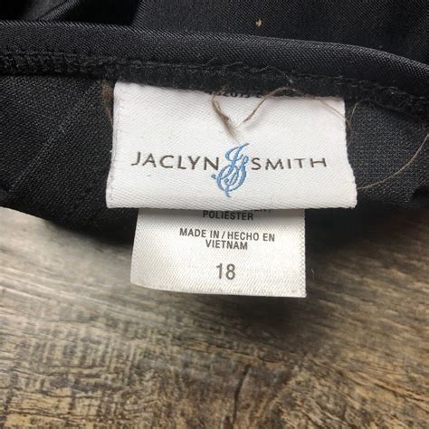 Jaclyn Smith Black Bikini Top Swim Suit Size Gem