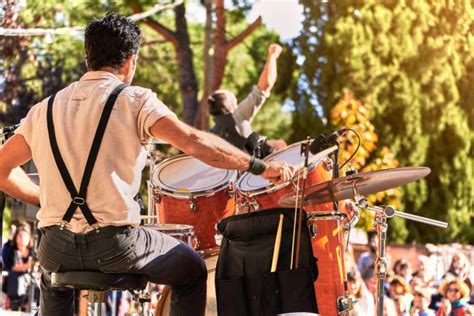1800 Band On Outdoor Stage Stock Photos Pictures And Royalty Free