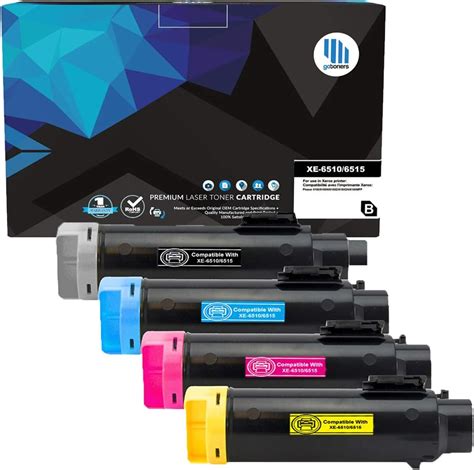 Gotoners 1 Set Of 4 Xerox 6515 Toner For Xerox WorkCentre 6515 6515n