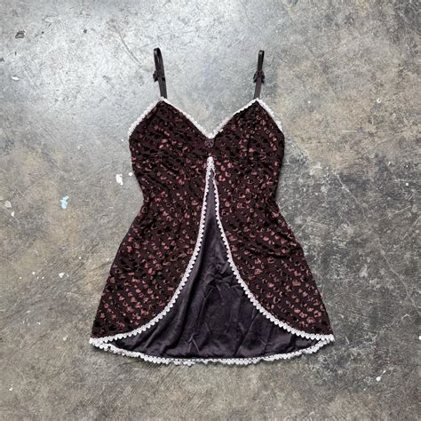 Brown Babydoll Lingerie Top Depop